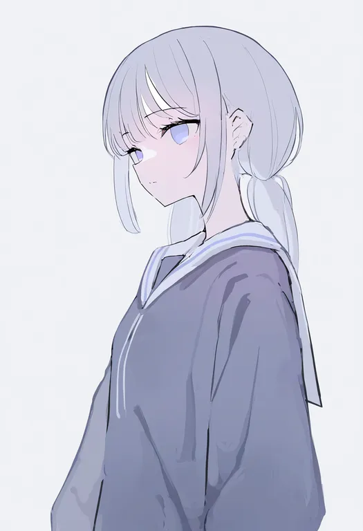 masterpiece, best quality, newest, absurdres, highres, safe, pale_color, 1girl, solo, simple_background — by k3scat, made with ComfyUI