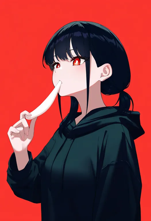 masterpiece, best quality, newest, absurdres, highres, safe, mochi_trail, 1girl, solo, simple_background — by k3scat, made with ComfyUI