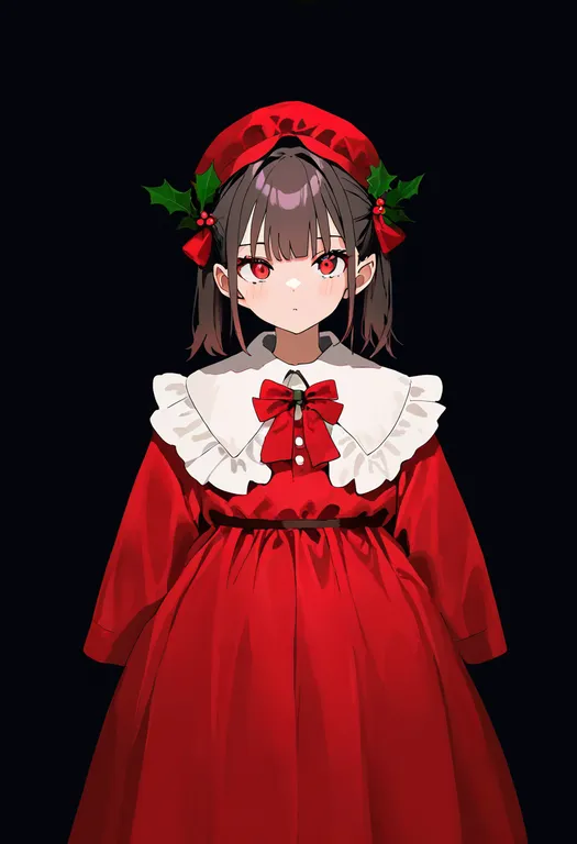 masterpiece, best quality, newest, absurdres, highres, safe, holly, 1girl, solo, simple_background — by k3scat, made with ComfyUI
