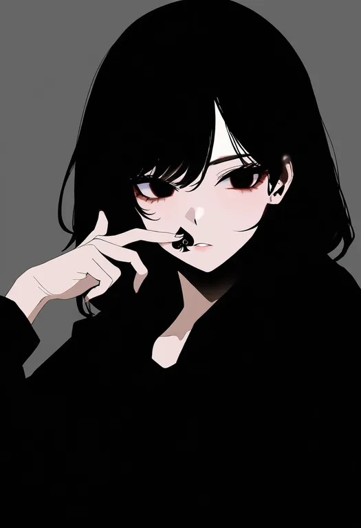 masterpiece, best quality, newest, absurdres, highres, safe, ace_of_spades, 1girl, solo, simple_background — by k3scat, made with ComfyUI