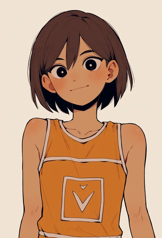 masterpiece, best quality, score_7, safe, kel (faraway) (omori), omori, solo, upper body, simple background — by k3scat, made with ComfyUI