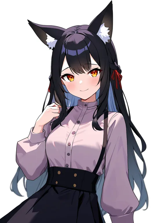 masterpiece, best quality, newest, absurdres, highres, safe, ookami_(game), solo, simple_background — by k3scat, made with ComfyUI