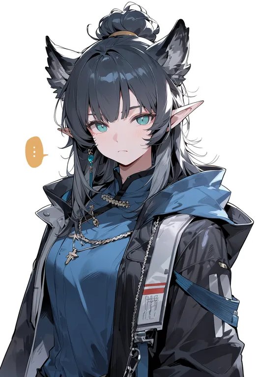 masterpiece, best quality, score_7, safe, zhuang fangyi (arknights), arknights, solo, upper body, simple background — by k3scat, made with ComfyUI