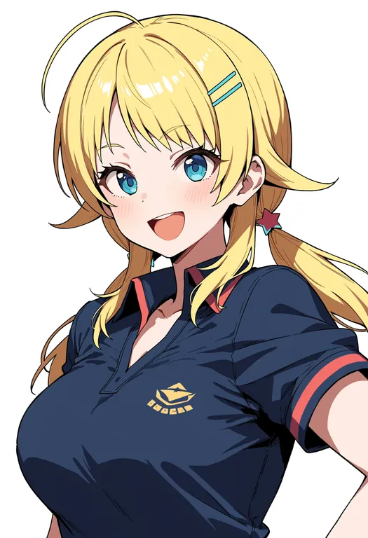 masterpiece, best quality, score_7, safe, hachimiya meguru, solo, upper body, simple background — by k3scat, made with ComfyUI