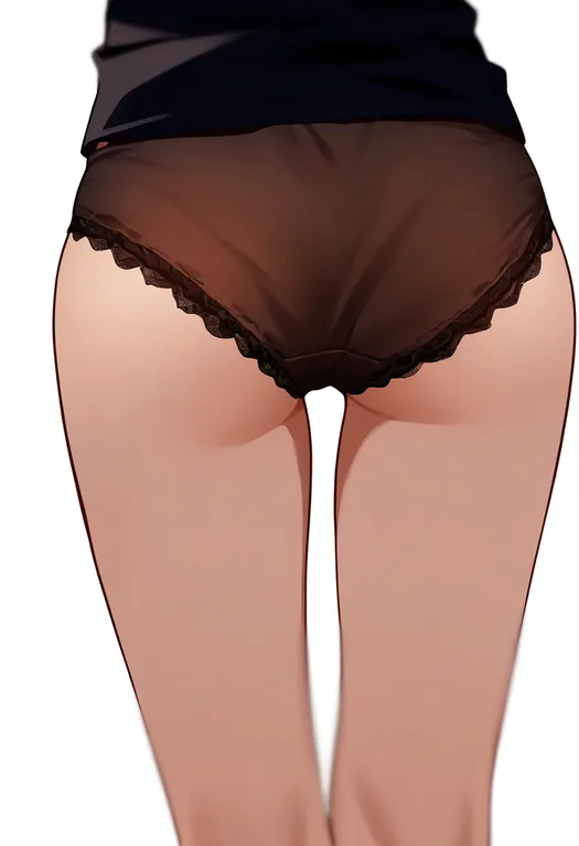 masterpiece, best quality, newest, absurdres, highres, safe, brown_panties, 1girl, solo, simple_background — by k3scat, made with ComfyUI
