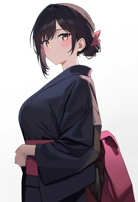 masterpiece, best quality, newest, absurdres, highres, safe, shinobi_(game), solo, simple_background — by k3scat, made with ComfyUI
