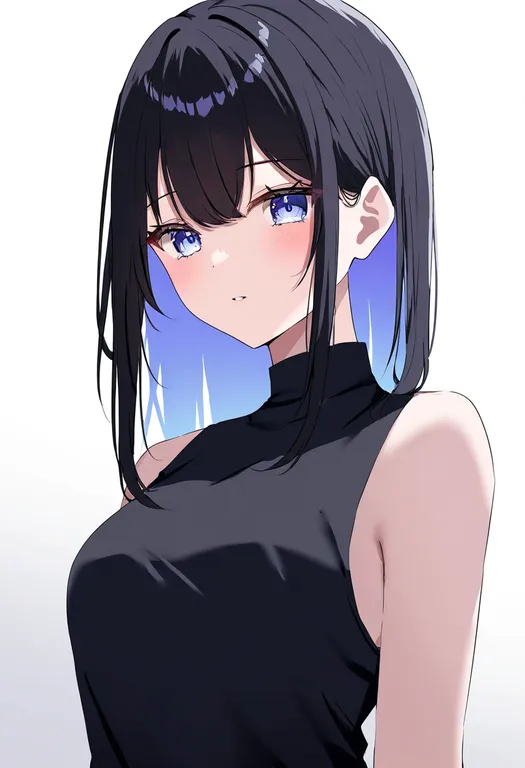 masterpiece, best quality, newest, absurdres, highres, safe, chibikemo, 1girl, solo, simple_background — by k3scat, made with ComfyUI