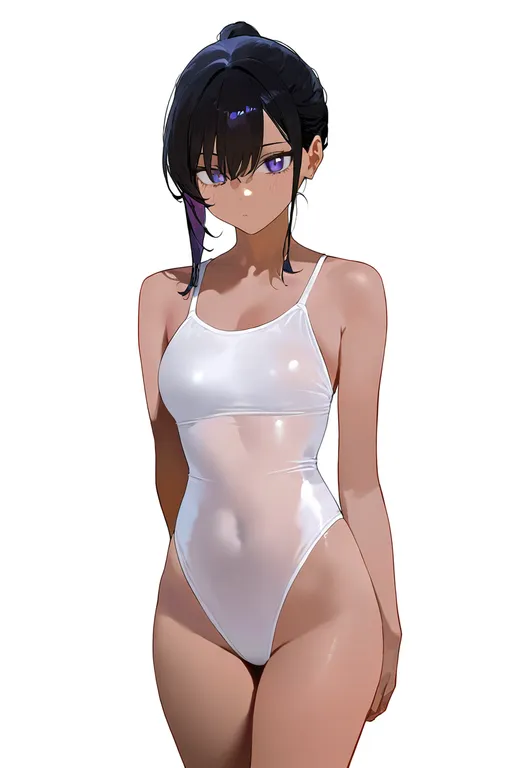 masterpiece, best quality, newest, absurdres, highres, safe, see-through_one-piece_swimsuit, 1girl, solo… — by k3scat, made with ComfyUI