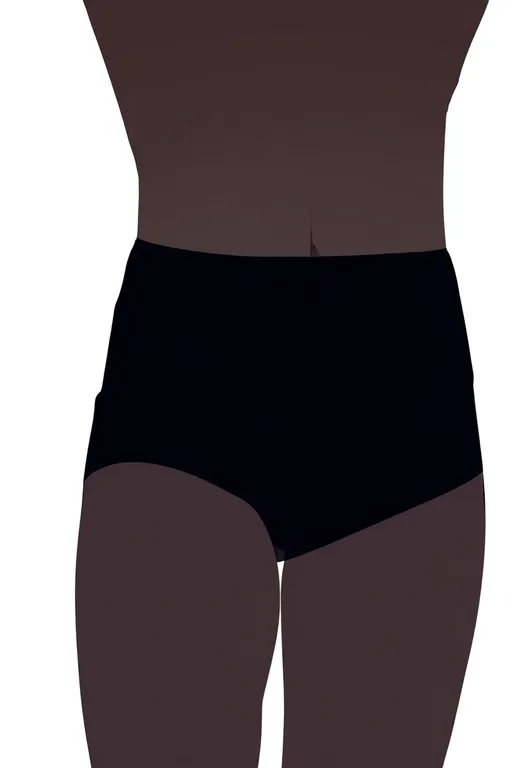 masterpiece, best quality, newest, absurdres, highres, safe, black_male_underwear, 1girl, solo, simple_background — by k3scat, made with ComfyUI