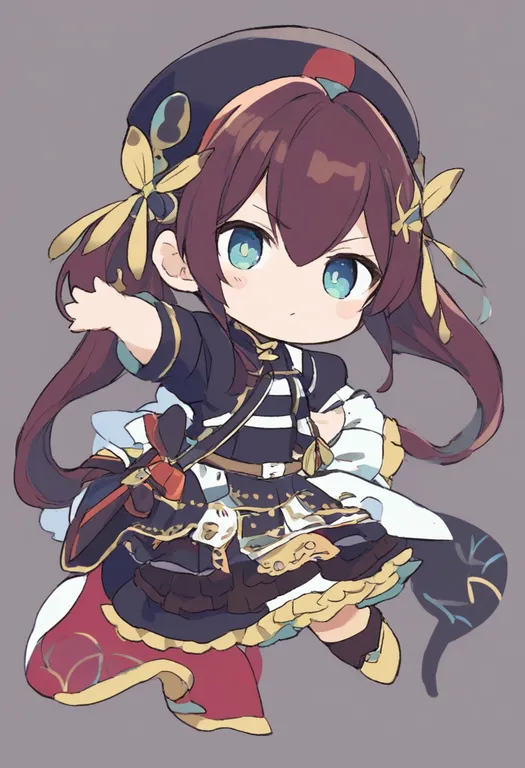 masterpiece, best quality, general, layered skirt, 1girl, solo, simple background — by k3scat, made with ComfyUI