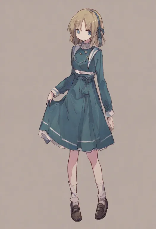 masterpiece, best quality, general, skirt hold, 1girl, solo, simple background — by k3scat, made with ComfyUI