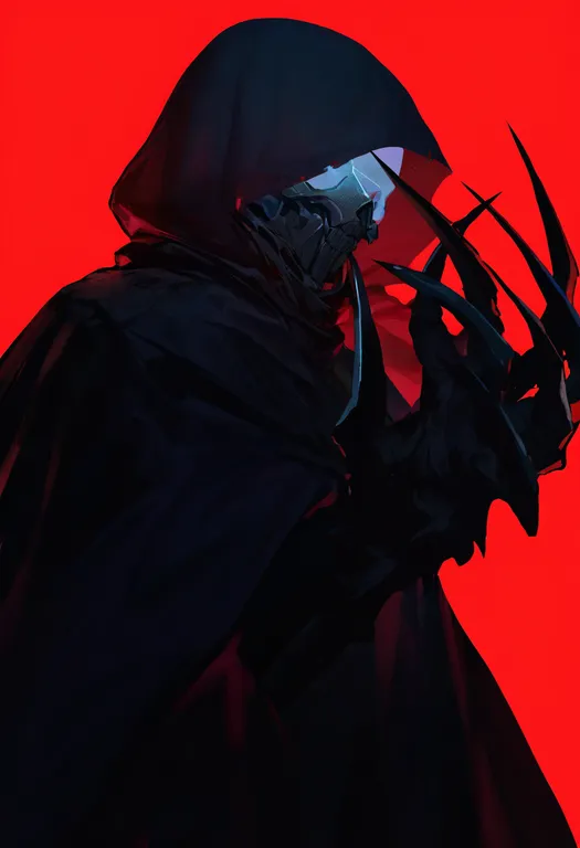 masterpiece, best quality, newest, absurdres, highres, safe, claws, 1girl, solo, simple_background — by k3scat, made with ComfyUI