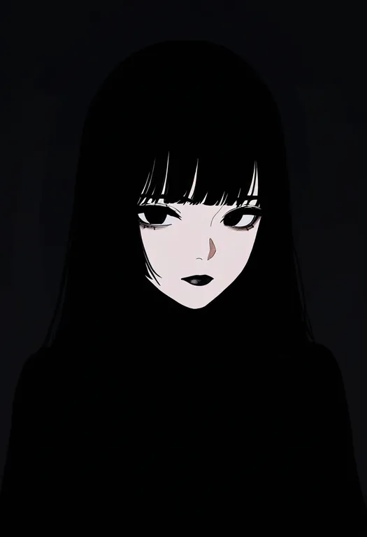 masterpiece, best quality, newest, absurdres, highres, safe, black_mouth, 1girl, solo, simple_background — by k3scat, made with ComfyUI