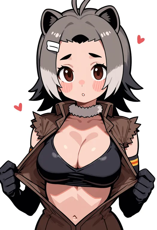 masterpiece, best quality, score_7, safe, american beaver (kemono friends), kemono friends, solo, upper body… — by k3scat, made with ComfyUI