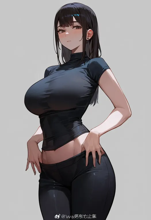masterpiece, best quality, score_7, safe, weibo username, 1girl, solo, simple background — by k3scat, made with ComfyUI