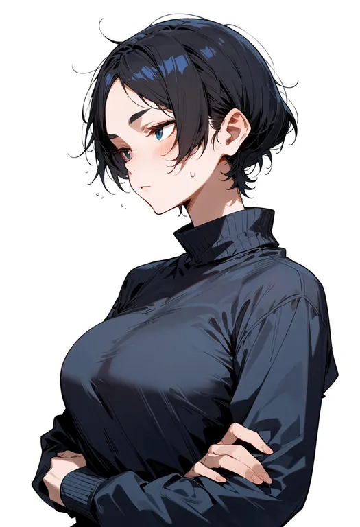 masterpiece, best quality, score_7, safe, kappougi, 1girl, solo, simple background — by k3scat, made with ComfyUI
