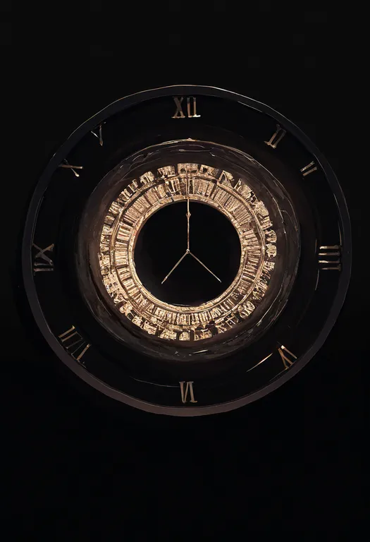 masterpiece, best quality, newest, absurdres, highres, safe, wall_clock, 1girl, solo, simple_background — by k3scat, made with ComfyUI