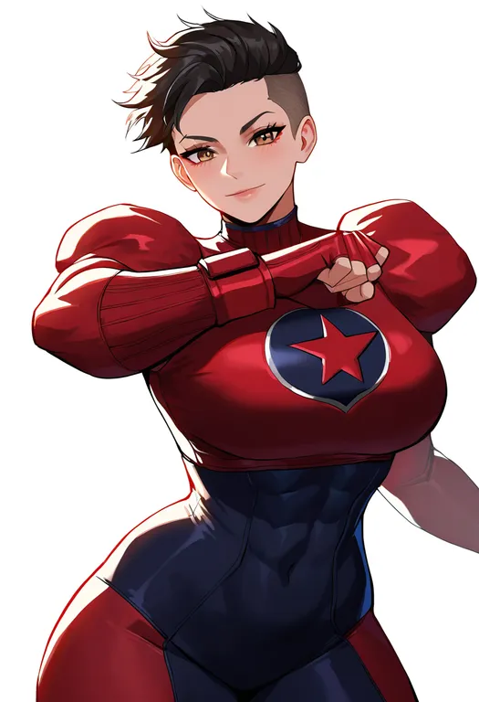 masterpiece, best quality, newest, absurdres, highres, safe, marvel_super_heroes_vs._street_fighter, solo… — by k3scat, made with ComfyUI