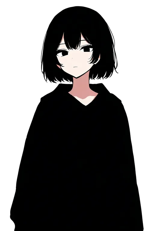 masterpiece, best quality, newest, absurdres, highres, safe, juxtaposition, 1girl, solo, simple_background — by k3scat, made with ComfyUI