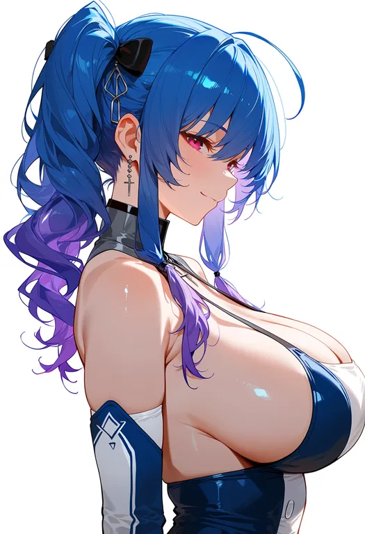 masterpiece, best quality, score_7, safe, st. louis (azur lane), azur lane, solo, upper body, simple background — by k3scat, made with ComfyUI