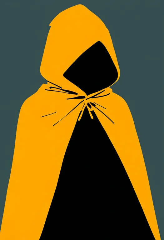 masterpiece, best quality, newest, absurdres, highres, safe, yellow_cloak, 1girl, solo, simple_background — by k3scat, made with ComfyUI