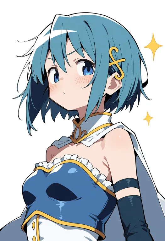 masterpiece, best quality, score_7, safe, miki sayaka (magical girl), mahou shoujo madoka magica (anime), solo… — by k3scat, made with ComfyUI