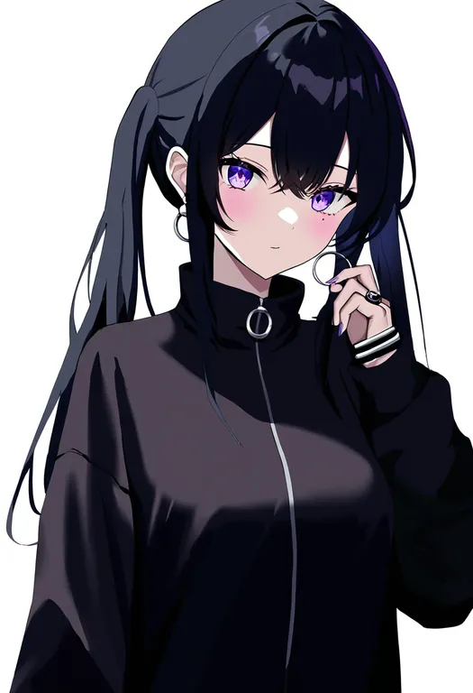 masterpiece, best quality, newest, absurdres, highres, safe, z-ring, 1girl, solo, simple_background — by k3scat, made with ComfyUI