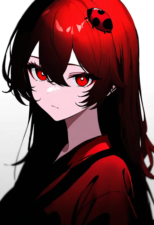 masterpiece, best quality, newest, absurdres, highres, safe, ladybug, 1girl, solo, simple_background — by k3scat, made with ComfyUI