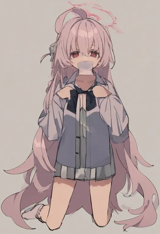 masterpiece, best quality, general, opening own clothes, 1girl, solo, simple background — by k3scat, made with ComfyUI