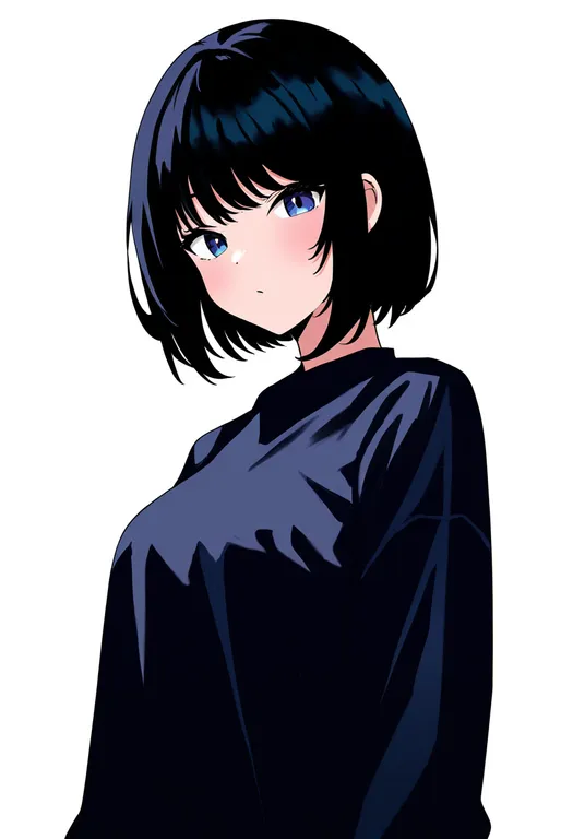 masterpiece, best quality, newest, absurdres, highres, safe, kessoku_band, 1girl, solo, simple_background — by k3scat, made with ComfyUI