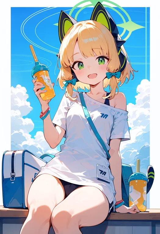 masterpiece, best quality, score_7, safe, midori (blue archive), blue archive — by k3scat, made with ComfyUI