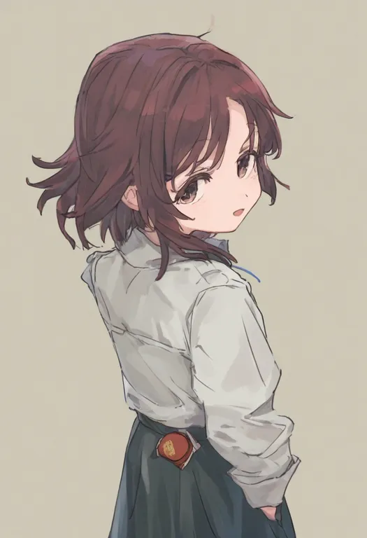 masterpiece, best quality, general, object in pocket, 1girl, solo, simple background — by k3scat, made with ComfyUI