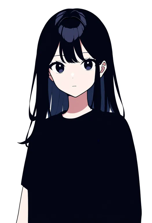masterpiece, best quality, newest, absurdres, highres, safe, motoyui, 1girl, solo, simple_background — by k3scat, made with ComfyUI