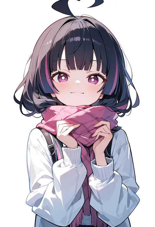 masterpiece, best quality, score_7, safe, amakubo yuri, solo, upper body, simple background — by k3scat, made with ComfyUI