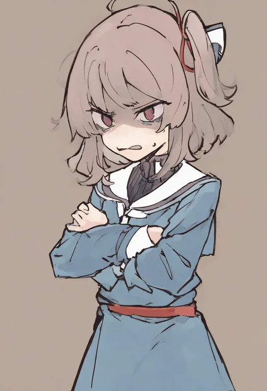 masterpiece, best quality, general, weight conscious, 1girl, solo, simple background — by k3scat, made with ComfyUI