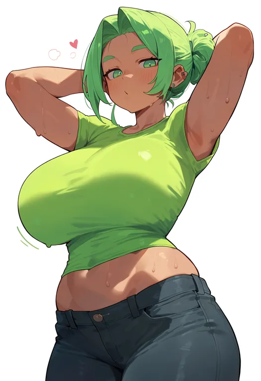 masterpiece, best quality, score_7, safe, melon, 1girl, solo, upper body, simple background — by k3scat, made with ComfyUI
