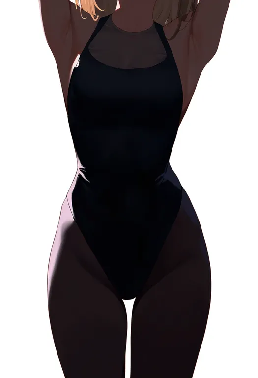 masterpiece, best quality, newest, absurdres, highres, safe, torn_leotard, 1girl, solo, simple_background — by k3scat, made with ComfyUI