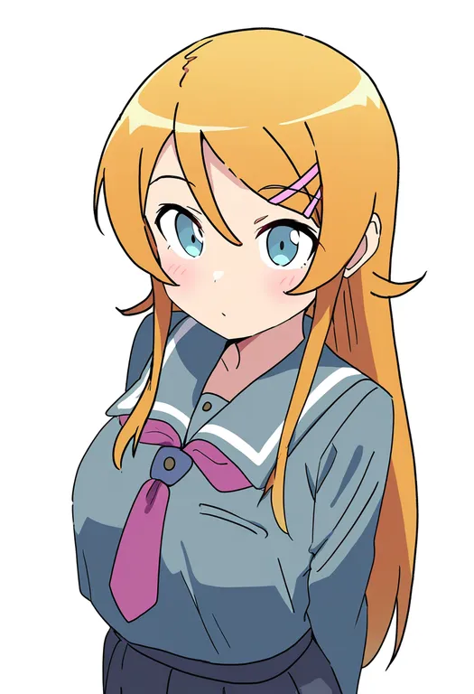 masterpiece, best quality, newest, absurdres, highres, safe, kousaka_kirino's_school_uniform, 1girl, solo… — by k3scat, made with ComfyUI
