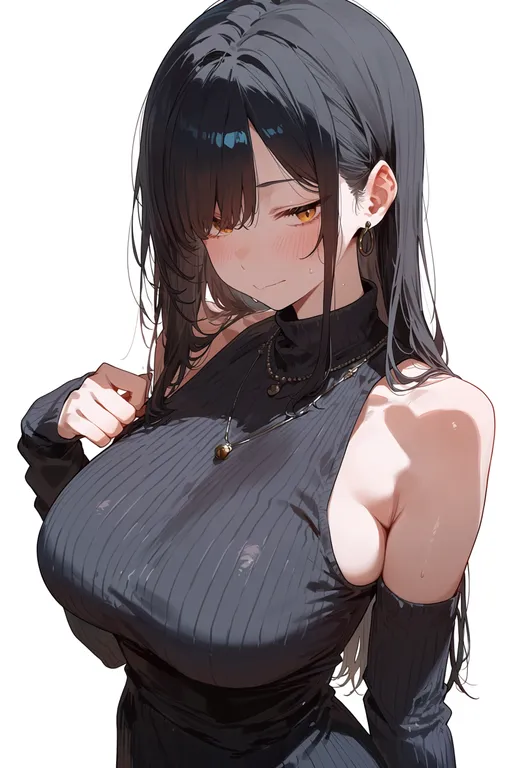 masterpiece, best quality, score_7, safe, tobimaru (stranger), solo, upper body, simple background — by k3scat, made with ComfyUI
