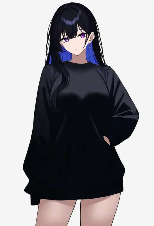 masterpiece, best quality, newest, absurdres, highres, safe, mole_on_thigh, 1girl, solo, simple_background — by k3scat, made with ComfyUI