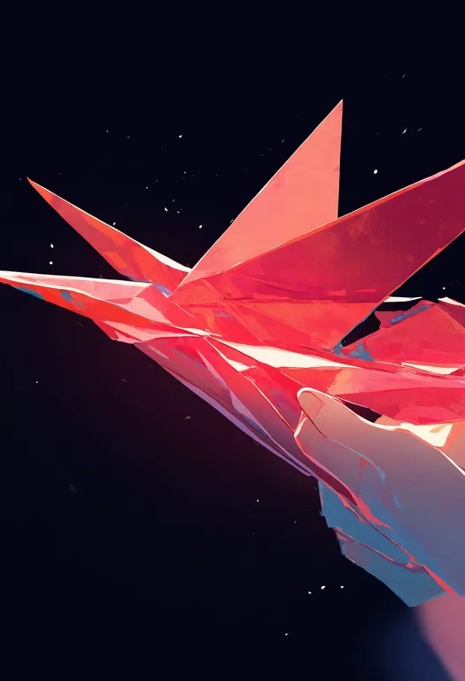 masterpiece, best quality, newest, absurdres, highres, safe, origami, 1girl, solo, simple_background — by k3scat, made with ComfyUI