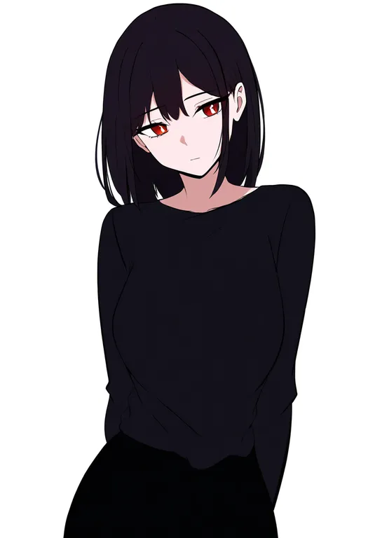 masterpiece, best quality, newest, absurdres, highres, safe, just_the_tip, 1girl, solo, simple_background — by k3scat, made with ComfyUI