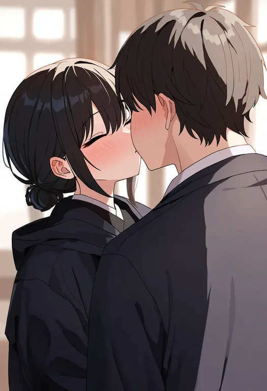 masterpiece, best quality, newest, absurdres, highres, safe, after_kiss, 1girl — by k3scat, made with ComfyUI