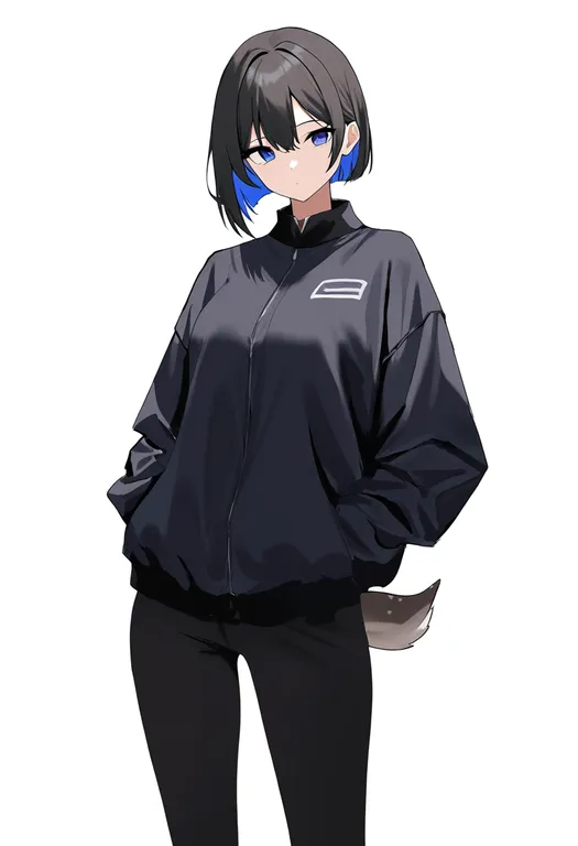 masterpiece, best quality, newest, absurdres, highres, safe, deer_tail, 1girl, solo, simple_background — by k3scat, made with ComfyUI