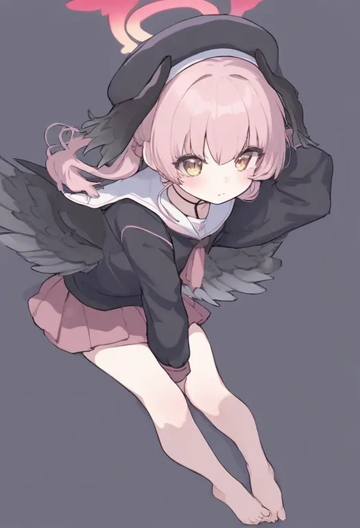 masterpiece, best quality, general, single bare foot, 1girl, solo, simple background — by k3scat, made with ComfyUI