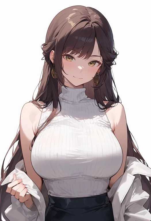 masterpiece, best quality, score_7, safe, marciana (nikke), solo, upper body, simple background — by k3scat, made with ComfyUI