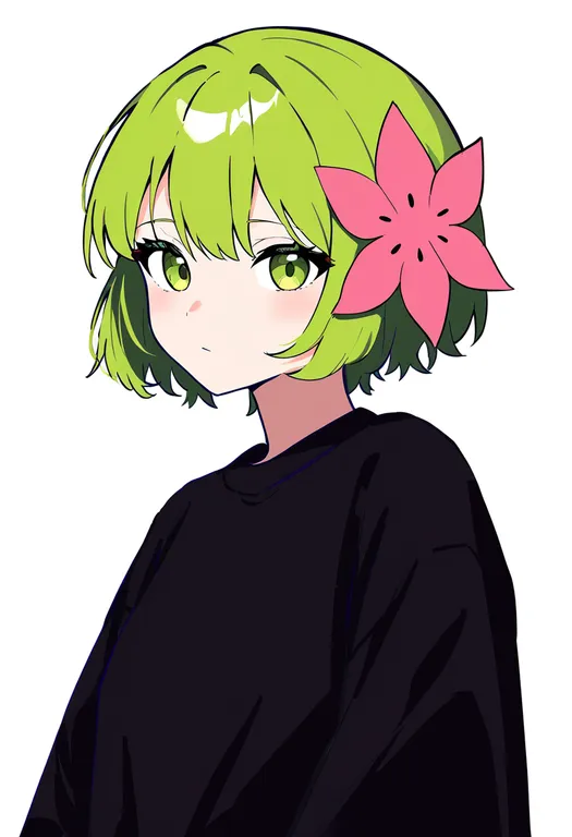 masterpiece, best quality, newest, absurdres, highres, safe, shaymin, solo, upper_body, simple_background — by k3scat, made with ComfyUI