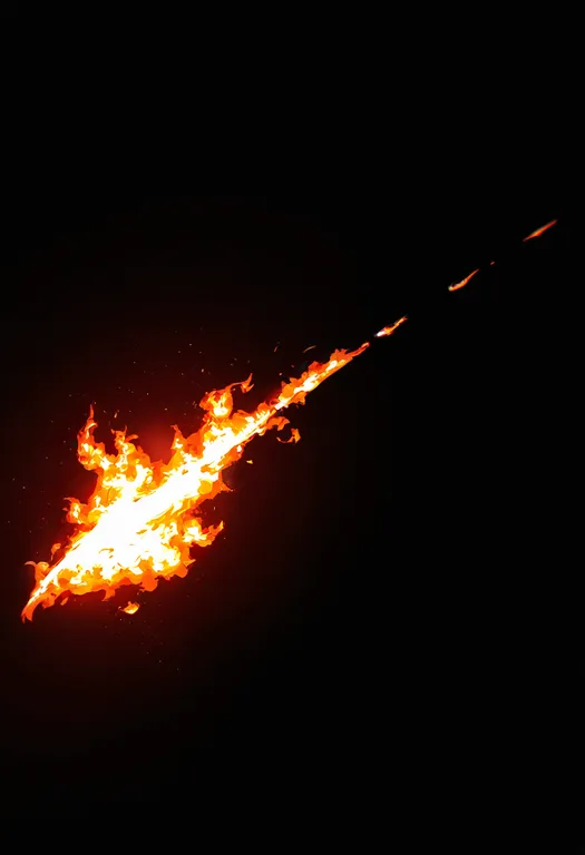 masterpiece, best quality, newest, absurdres, highres, safe, flaming_weapon, 1girl, solo, simple_background — by k3scat, made with ComfyUI