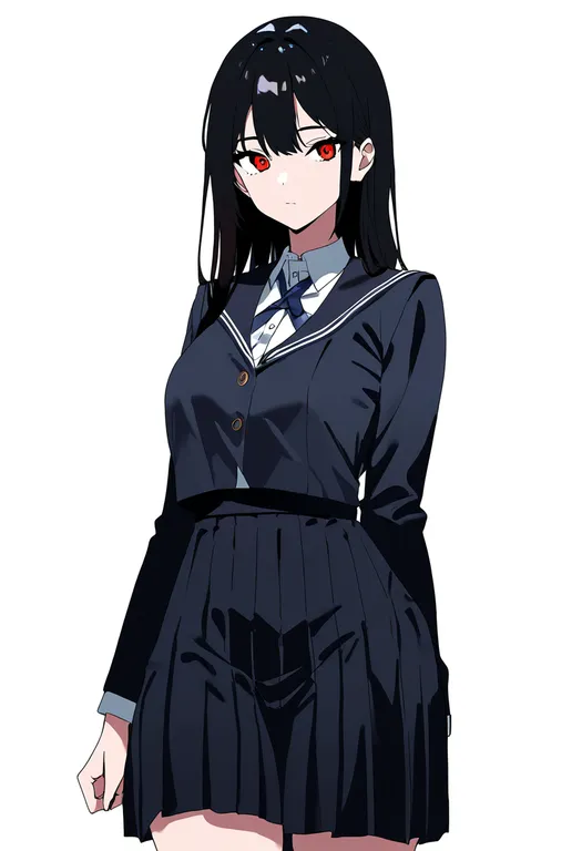 masterpiece, best quality, newest, absurdres, highres, safe, fourth_east_high_school_uniform, 1girl, solo… — by k3scat, made with ComfyUI