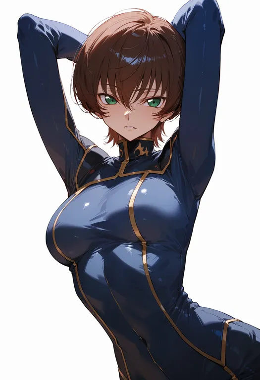 masterpiece, best quality, score_7, safe, arthur (code geass), code geass, solo, upper body, simple background — by k3scat, made with ComfyUI